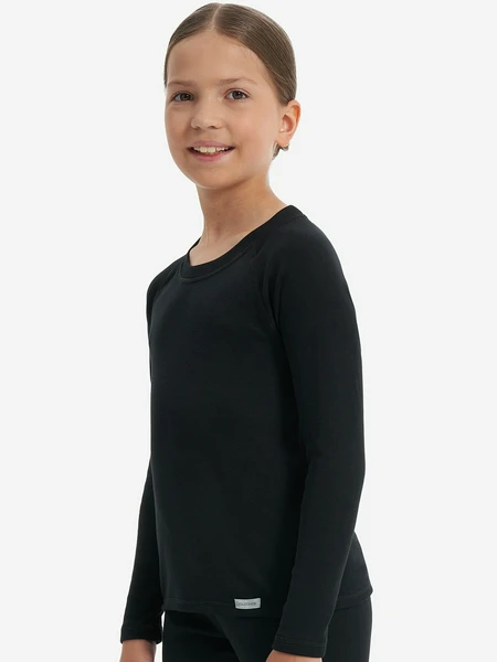 Термобелье верх для девочек Glissade, черный, арт. 131955gsd-99