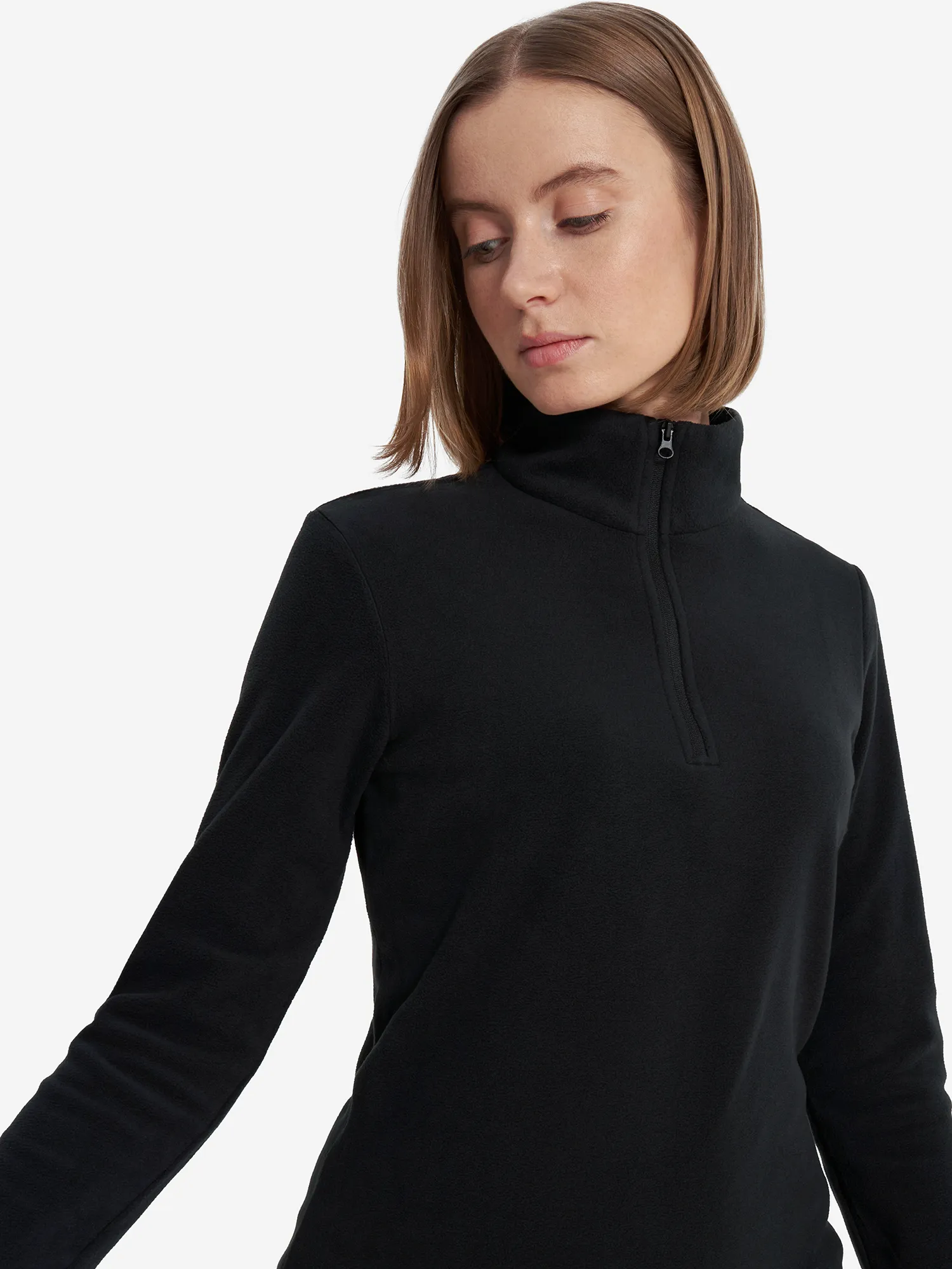 Джемпер флисовый, черный, арт. 130764out-99