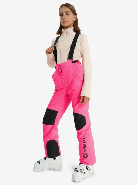 Брюки утепленные для девочек Volkl, розовый, арт. 132043vlkl-x2
