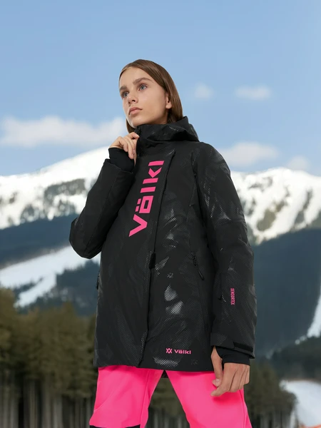 Куртка утепленная для девочек Volkl, черный, арт. 141491vlkl-b2