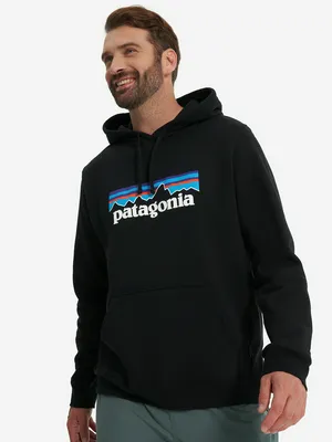 Худи Patagonia Logo Uprisal, черный, арт. 39622P3A-BLK