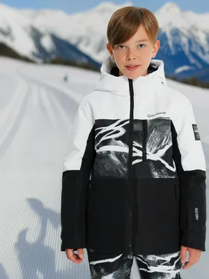 Куртка утепленная для мальчиков Glissade, черный, арт. 138712GSD-BW