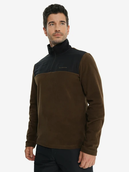 Джемпер флисовый Glissade, коричневый, арт. 29827