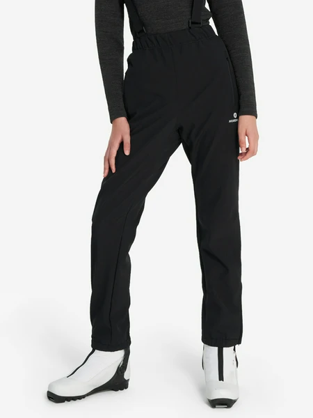 Брюки софтшелл для девочек Nordway, черный, арт. 29845