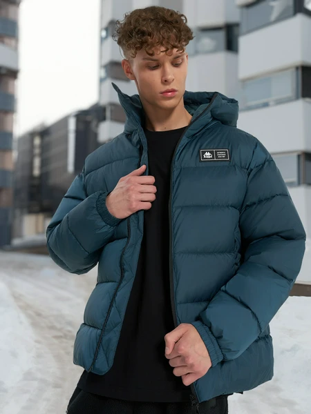 Пуховик Kappa Alce, зеленый, арт. 136976kap-n4
