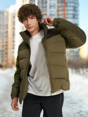 Пуховик мужской FILA, зеленый, арт. 136807FLA-64