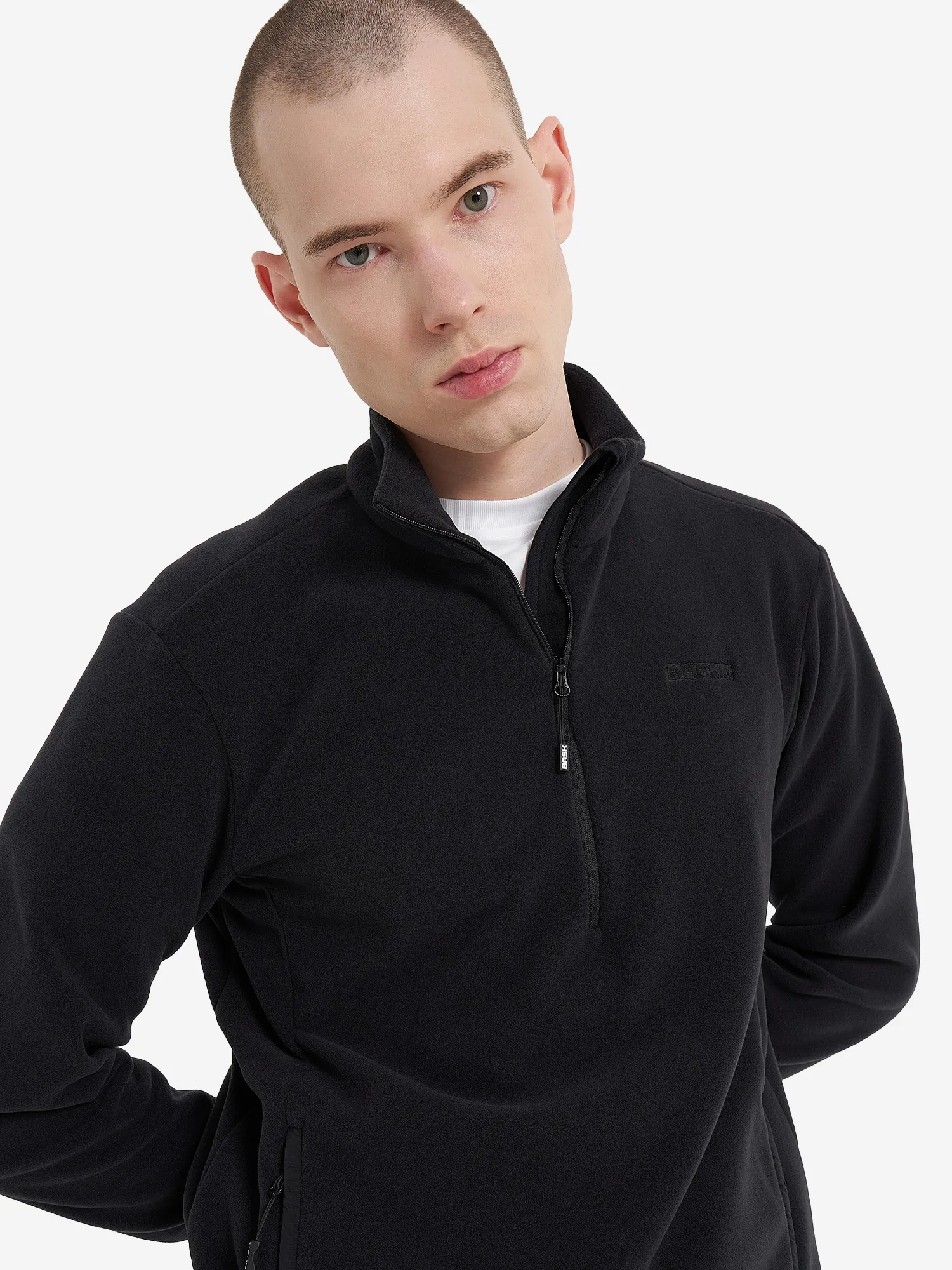 Джемпер флисовый Bask Micro V2, черный, арт. 23009bsk-9009