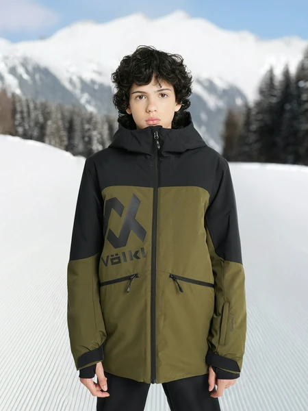 Куртка утепленная для мальчиков Volkl, коричневый, арт. 141391vlkl-fb