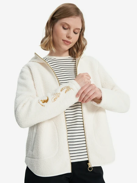 Джемпер флисовый женский, бежевый, арт. 137277c37-01