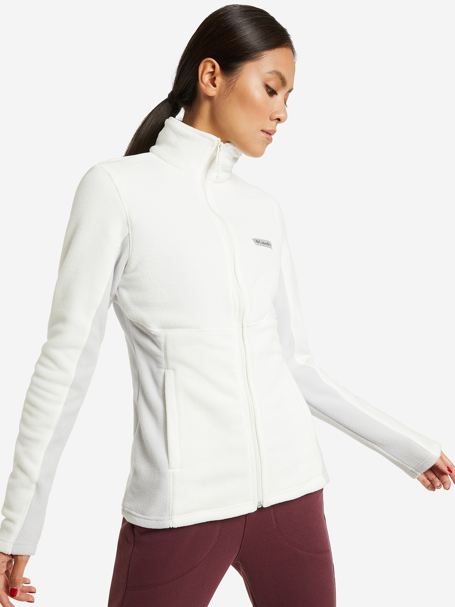 Джемпер флисовый женский Columbia Basin Trail III Full Zip, белый, арт. 1938041clb-125