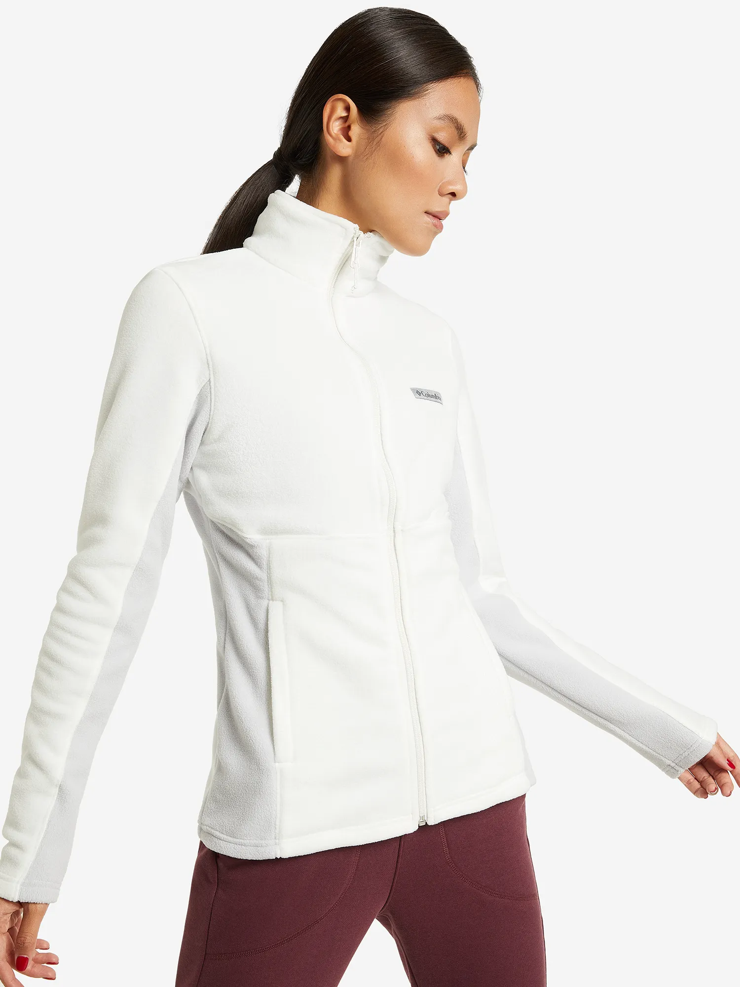Джемпер флисовый женский Columbia Basin Trail III Full Zip, белый, арт. 29911