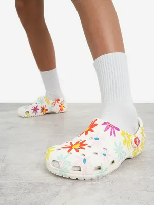 Сабо Crocs для девочек, белый, арт. 211580C1G-0WV