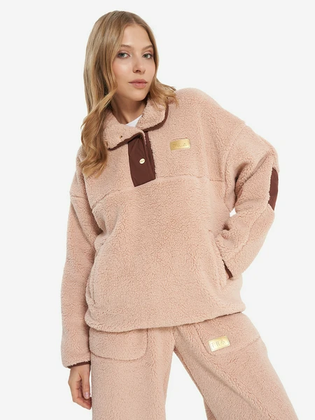 Джемпер флисовый FILA, бежевый, арт. 136795fla-t0