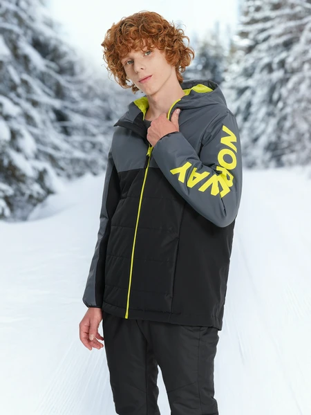 Куртка утепленная для мальчиков Nordway, черный, арт. 138527ndw-ba