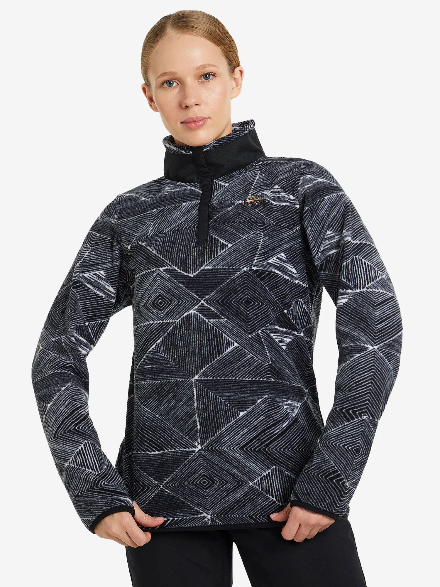 Джемпер флисовый 686 Ioga, черный, арт. m2wlay32600-blk