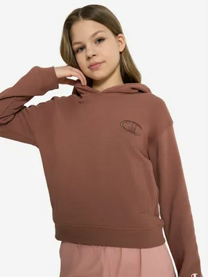 Худи для девочек оверсайз Champion, коричневый, арт. 118025C0K-MS036