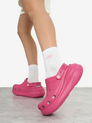 Сабо Crocs Crush, розовый, арт. 207521C1G-6ZQ
