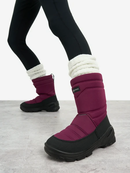 Сапоги утепленные для девочек Outventure Booster, красный, арт. 29974