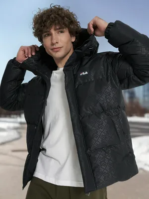 Пуховик мужской FILA, черный, арт. 136667FLA-B2
