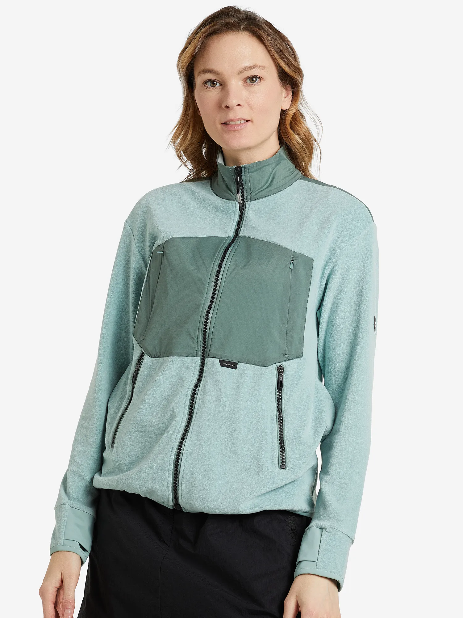 Джемпер флисовый KRAKATAU Kuiper, зеленый, арт. nw47k2i-56