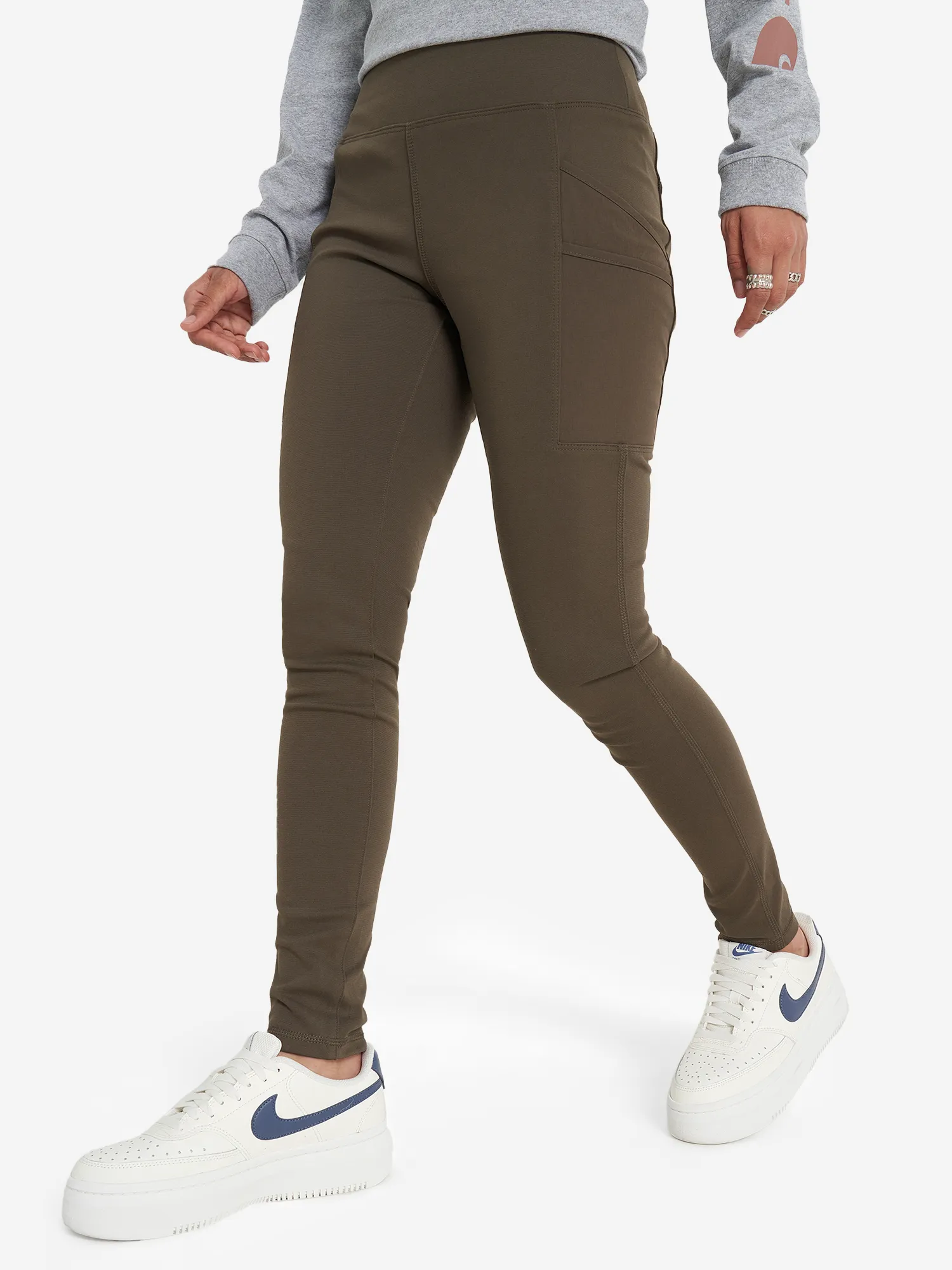 Брюки женские Carhartt Force Lightweight Utility, коричневый, арт. 103609c2h-217