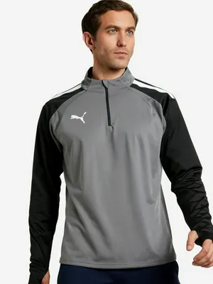 Джемпер футбольный мужской PUMA Teamliga, серый, арт. 657236P0P-13
