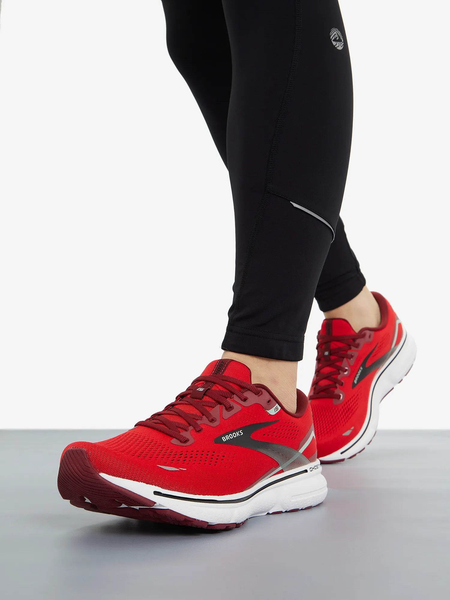 Кроссовки Brooks Ghost 15, красный, арт. 110393b0f-650