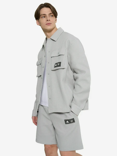 Рубашка мужская Kappa, серый, арт. 321w6nwkap-x9d