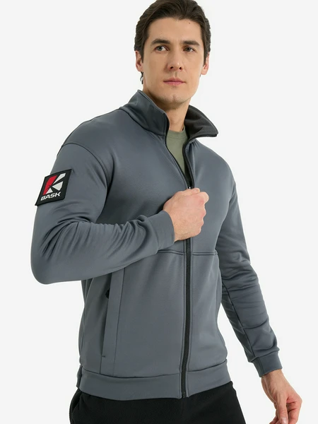 Джемпер флисовый Bask Pine Forest V2, серый, арт. 23035bsk-9609