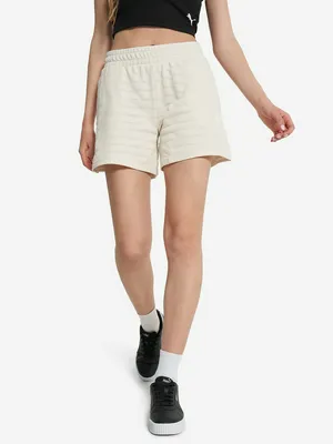 Шорты спортивные женские PUMA Ess Elevated, бежевый, арт. 685028P0P-87