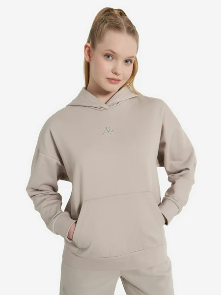 Худи женское Kappa, бежевый, арт. 137096kap-t0