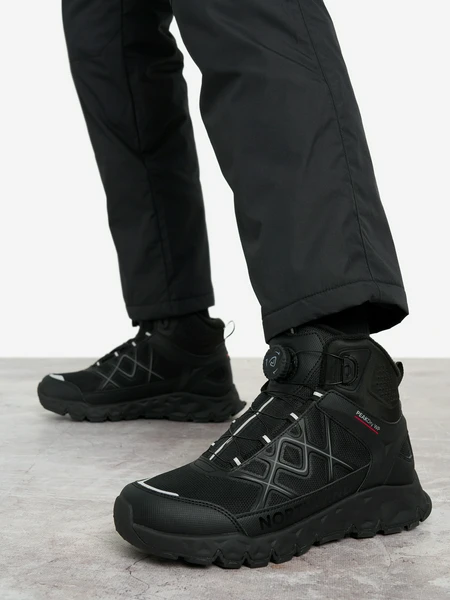 Ботинки для мальчиков Northland Fly Hiker Jr Mid Boa, черный, арт. 125507n16-bb