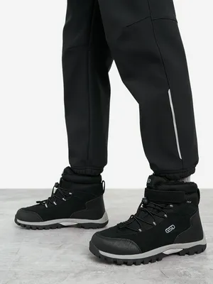 Утепленные ботинки для мальчиков, черный, арт. 143414G17-99