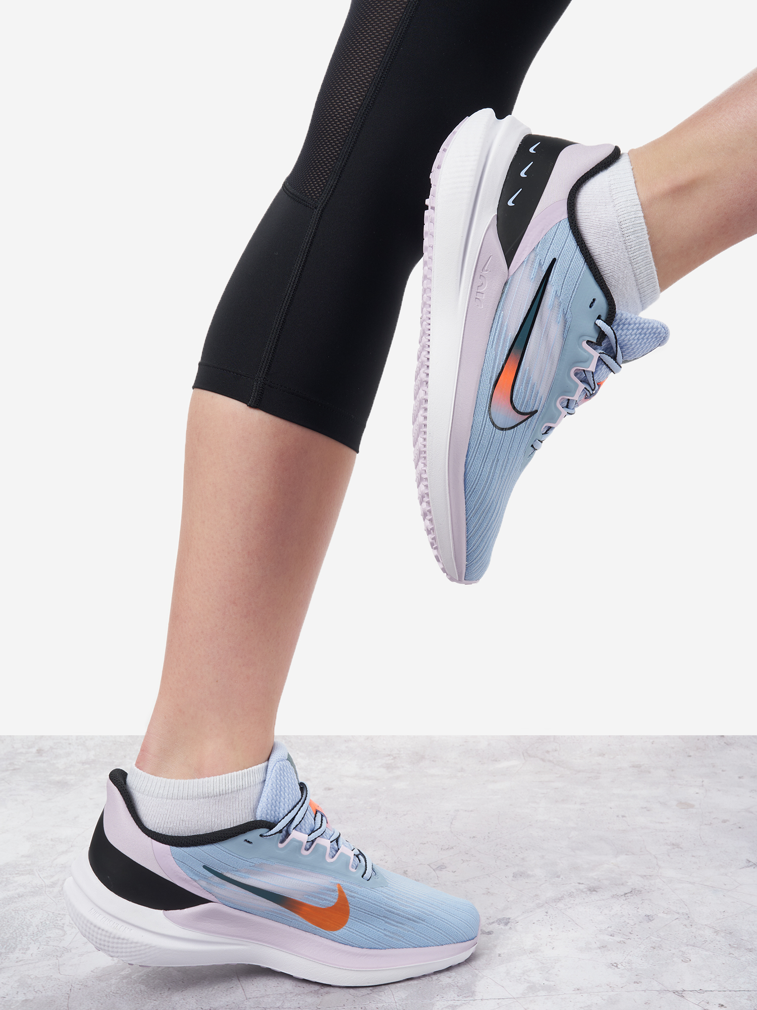 Кроссовки Nike Air Winflo 9, голубой, арт. dd8686n06-500