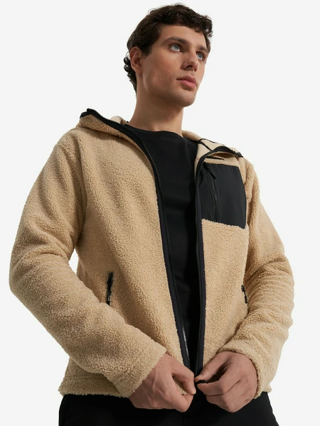Джемпер флисовый мужской Ziener Juha, бежевый, арт. 247255znr-310
