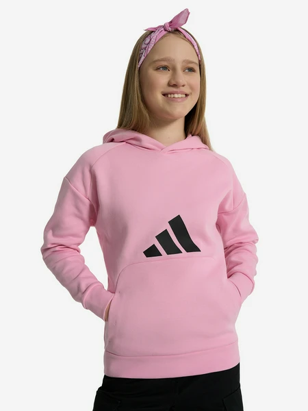 Худи для девочек Adidas, розовый, арт. jj4786a01-.