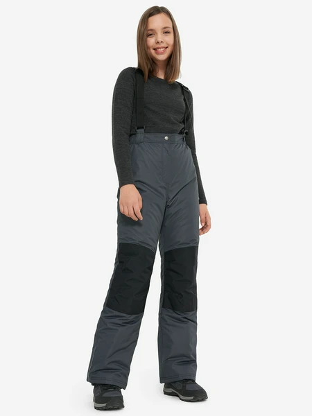 Брюки утепленные для девочек Outventure, серый, арт. 131853out-92