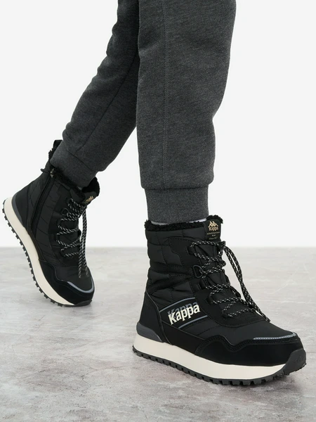 Сапоги утепленные Kappa Authentic Jr High, черный, арт. 129345kap-99