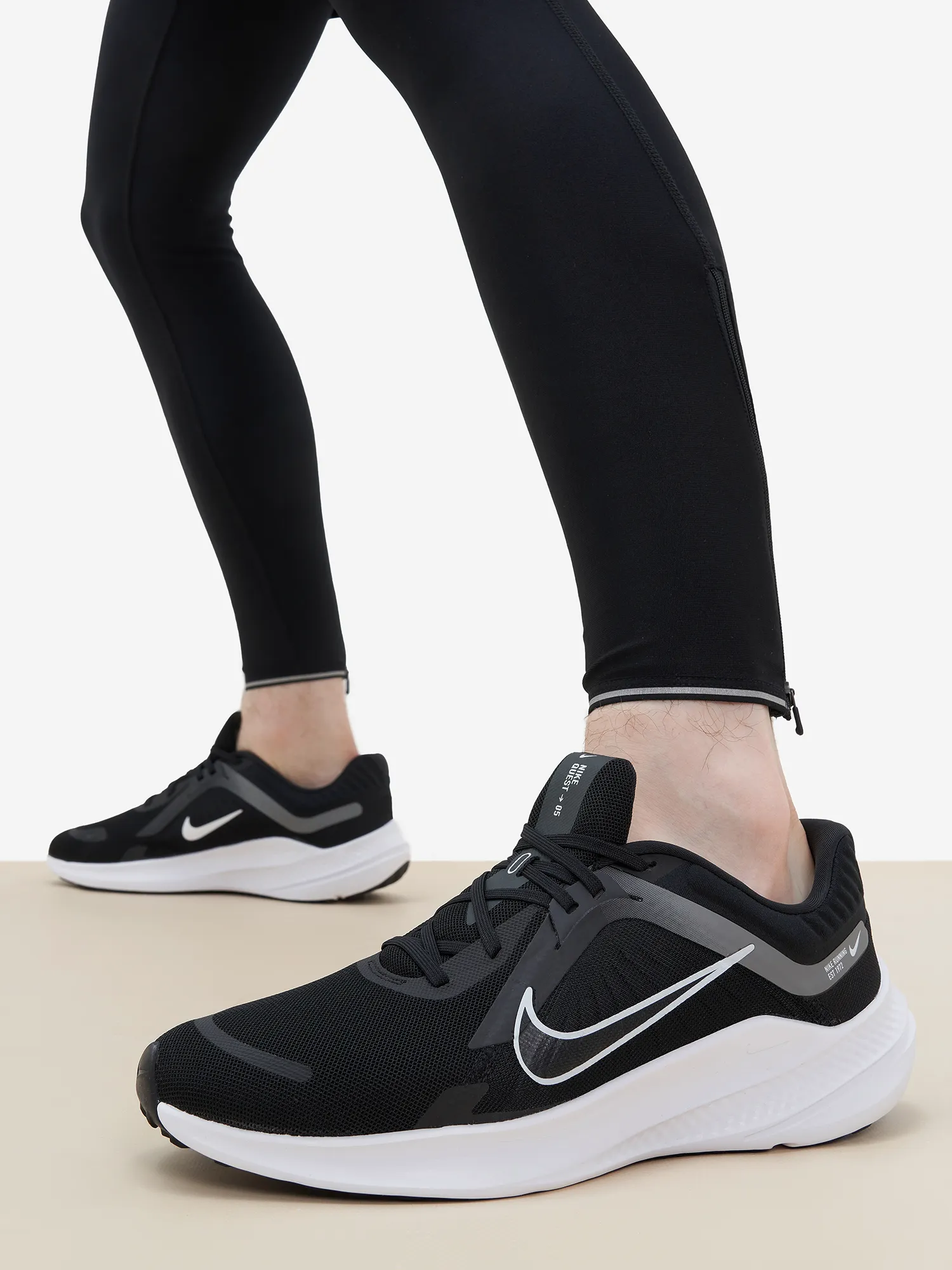 Кроссовки Nike Quest 5, черный, арт. dd0204n06-001