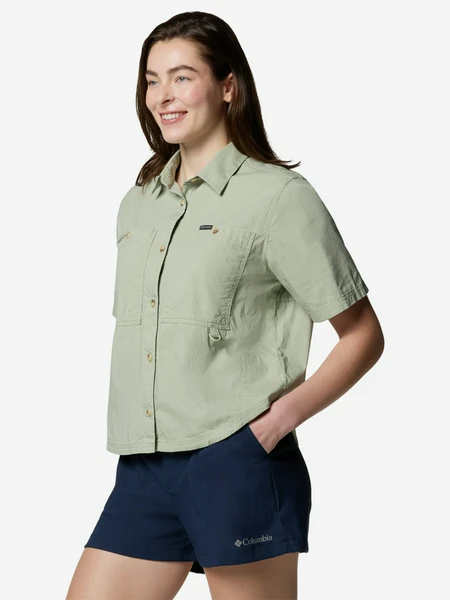 Рубашка с коротким рукавом Columbia Brea Falls Woven Ss, зеленый, арт. 2118961clb-348