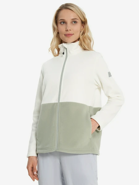 Флисовый джемпер, белый, арт. 139205n16-wu