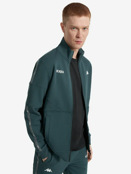 Толстовка Kappa Cortile, зеленый, арт. 136989kap-n4