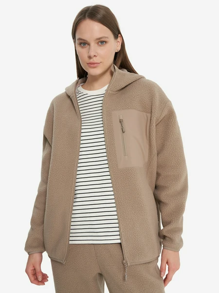 Джемпер флисовый Northland, коричневый, арт. 30273