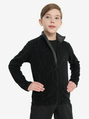 Джемпер флисовый для мальчиков Outventure, черный, арт. 137490OUT-B3