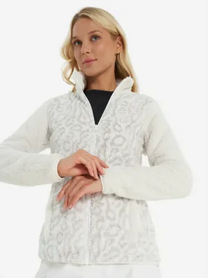 Джемпер флисовый женский Glissade, белый, арт. 138523GSD-WA