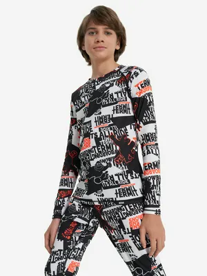 Термобелье верх для мальчиков Termit, белый, арт. 124635TRT-WE