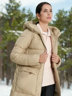 Пуховик женский Outventure, желтый, арт. 130819out-60