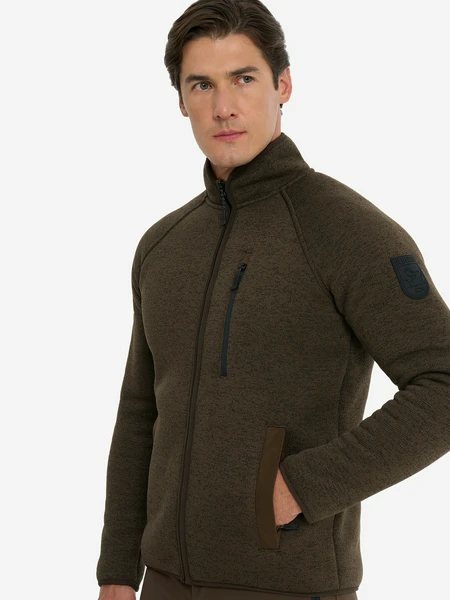 Джемпер флисовый, коричневый, арт. 130778g2p-5c