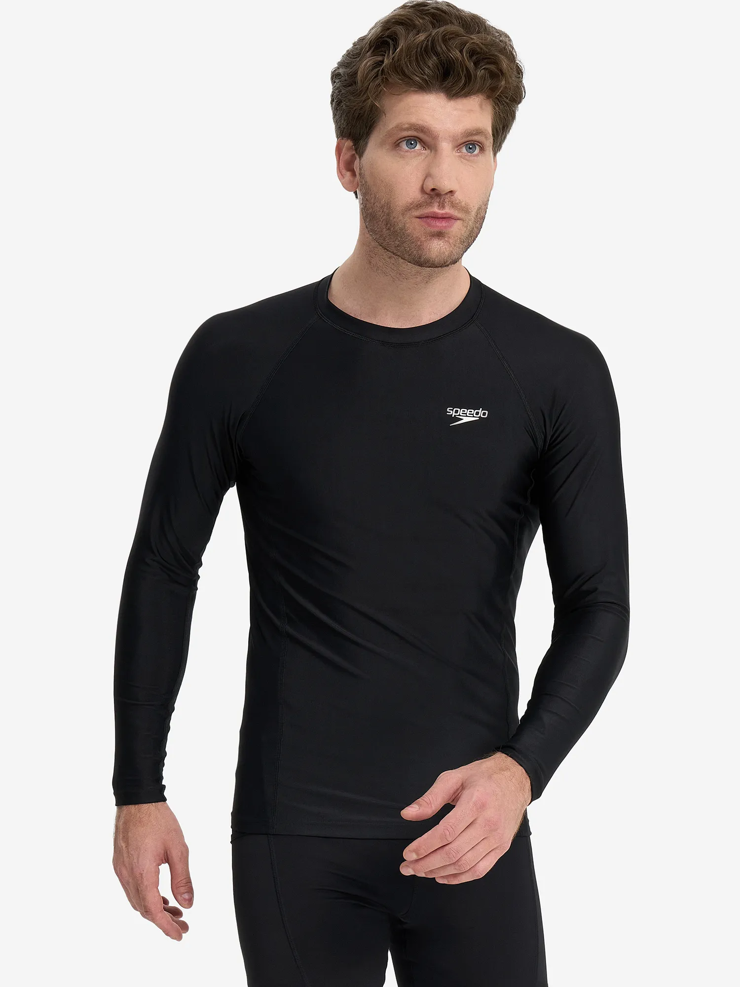 Рашгард мужской Speedo, черный, арт. 8-132093503s0y-3503