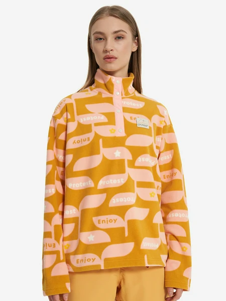 Джемпер флисовый женский Protest, оранжевый, арт. 131905pr0-ek